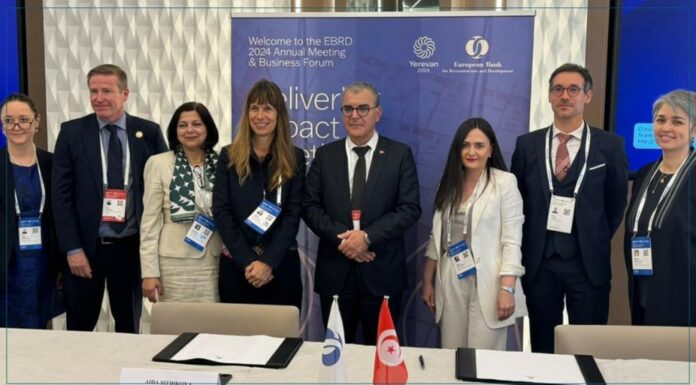 توقيع اتفاقية تمويل مشروع للطاقات المتجددة بفريانة